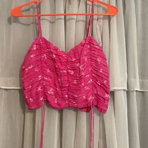 Pink Crop top